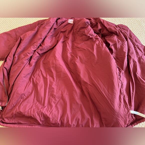 NWOT Free People Movement Midnight Moon Solid Bomber Jacket, Size Medium Oxblood - Picture 7 of 13